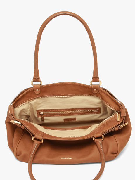 Sac Porté épaule Lune Cuir Vanessa bruno Marron lune 3V40921 vue secondaire 3