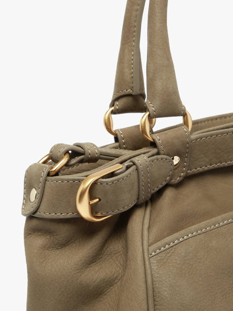 Satchel Lune Leather Lune Leather Vanessa bruno Green lune 3V40920 other view 2