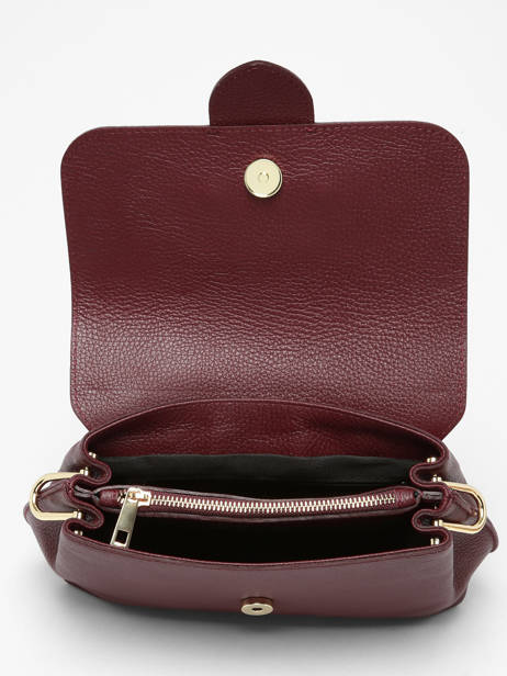 Sac Porté Main Velvet Caviar Cuir Milano Rouge velvet caviar VC25114 vue secondaire 2