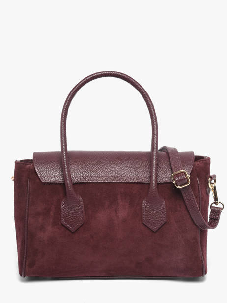 Sac Porté épaule Velvet Caviar Cuir Milano Violet velvet caviar VC26061 vue secondaire 3