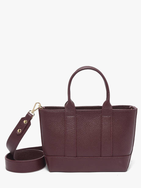 Sac Porté Main Caviar Cuir Milano Violet caviar CA26066