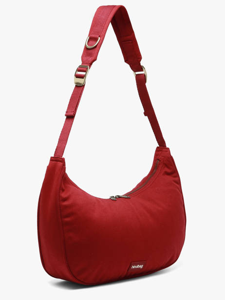 Shoulder Bag Bianca Cotton Hindbag Red best seller BIANCA other view 1