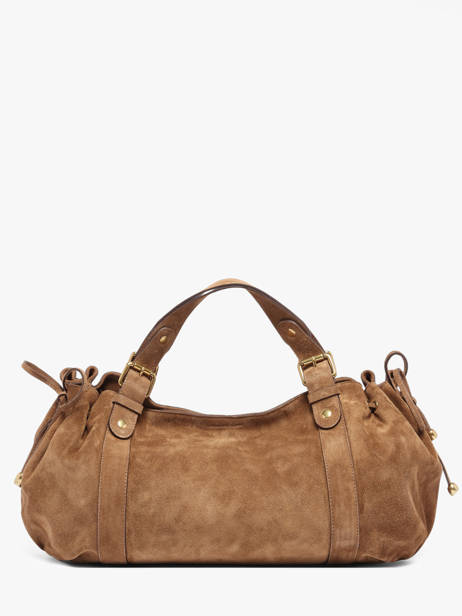 Sac Porté épaule Folk Cuir Gerard darel Beige folk DES01407