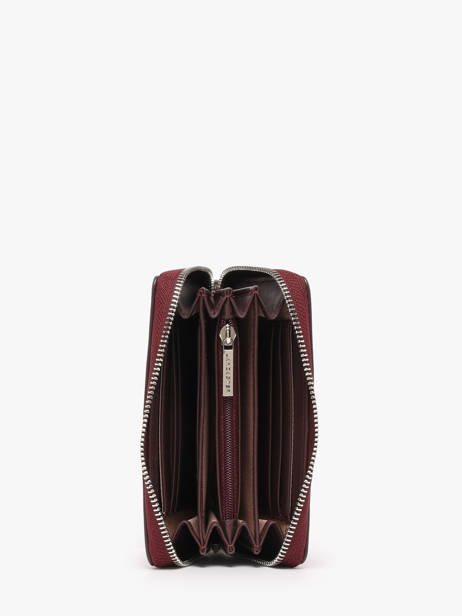Portefeuille Paris Cuir Lancaster Rouge paris pm 25 vue secondaire 1