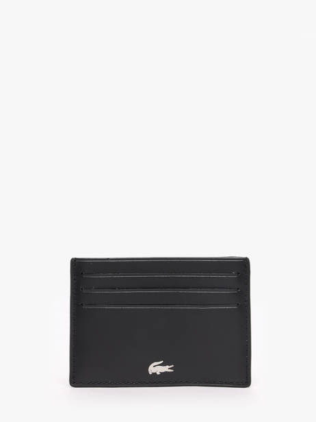 Portefeuille Cuir Lacoste Noir fg NH2505FG vue secondaire 1