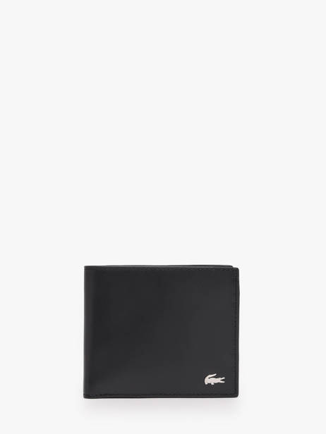 Portefeuille Cuir Lacoste Noir fg NH2505FG vue secondaire 3