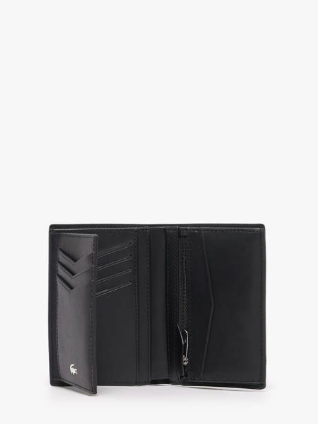Portefeuille Cuir Lacoste Noir ossian NH5057OI vue secondaire 1