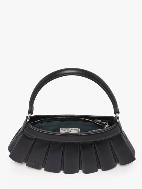 Sac Porté épaule Lenglen Cuir Lacoste Noir lenglen NU5465DP vue secondaire 2