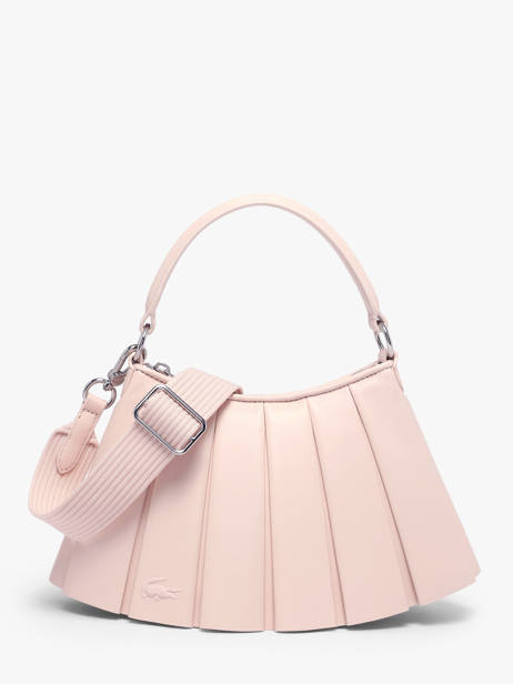 Sac Porté épaule Lenglen Cuir Lacoste Rose lenglen NU5011DP