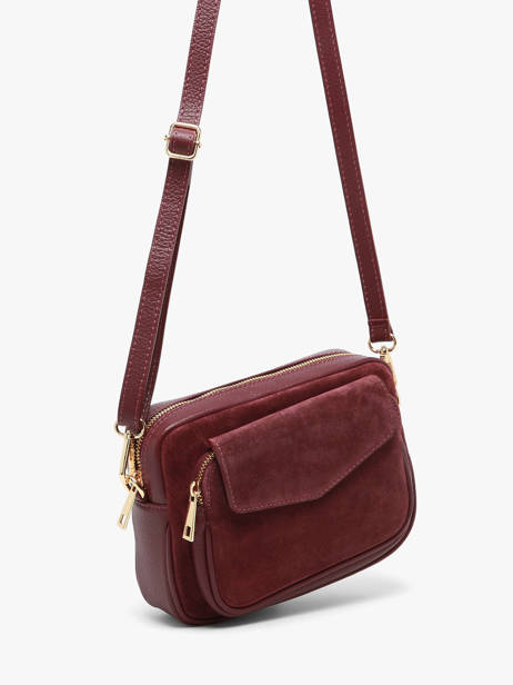 Sac Bandoulière Velvet Caviar Cuir Milano Violet velvet caviar VC25067 vue secondaire 1