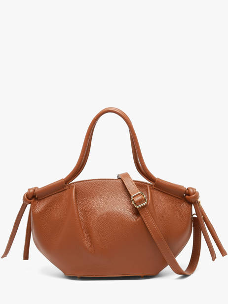 Satchel Caviar Leather Milano Brown caviar CA26062 other view 3