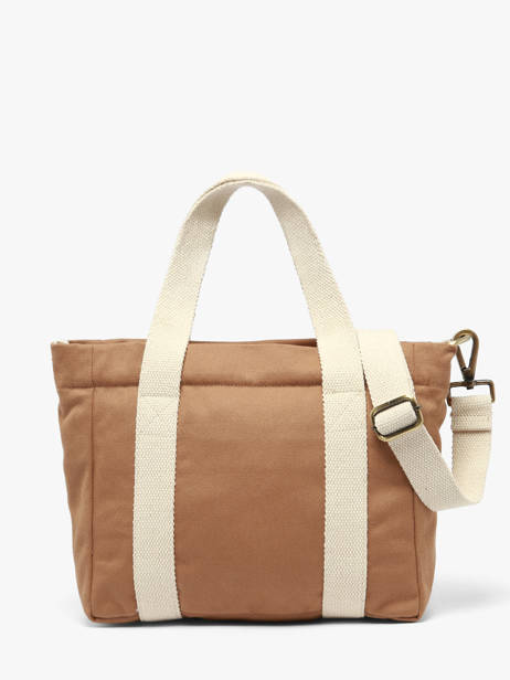 Cotton Louise Small Tote Bag Hindbag Brown best seller LOUISE other view 4