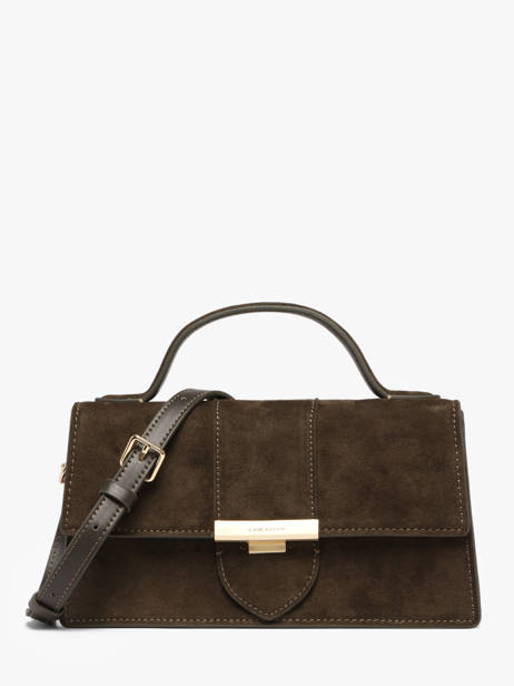 Sac Bandoulière Suede Ily Cuir Lancaster Vert suede ily 10