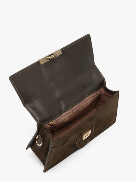Sac Bandoulière Suede Ily Cuir Lancaster Vert suede ily 10 vue secondaire 2