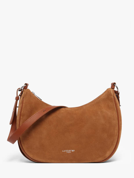 Sac Porté épaule Suede Cuir Lancaster Beige suede 82