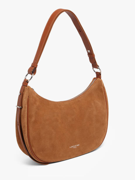 Sac Porté épaule Suede Cuir Lancaster Beige suede 82 vue secondaire 1