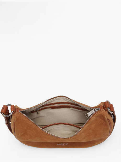 Sac Porté épaule Suede Cuir Lancaster Beige suede 82 vue secondaire 2
