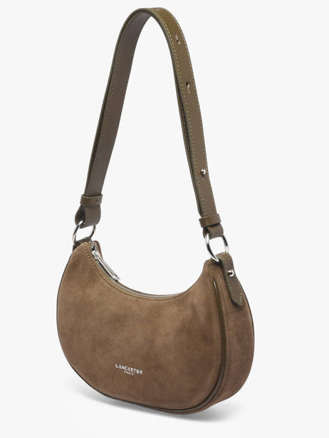 Sac Bandoulière Suede Cuir Lancaster Vert suede 81 vue secondaire 2