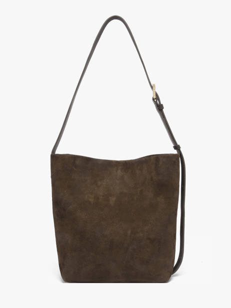 Sac Bandoulière Suede Cuir Lancaster Vert suede 56 vue secondaire 3