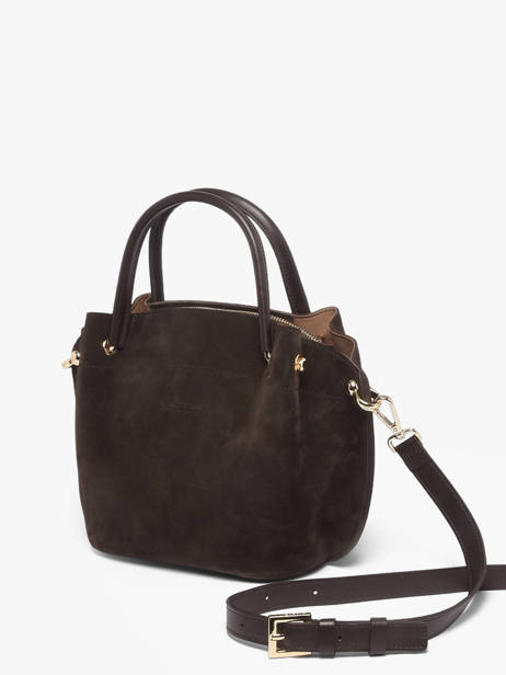 Sac Bandoulière Suede Louisa Cuir Lancaster Marron suede louisa 103 vue secondaire 1