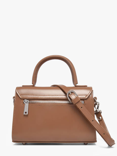 Small Leather Suave Crossbody Bag Lancaster Brown suave even 16 other view 4