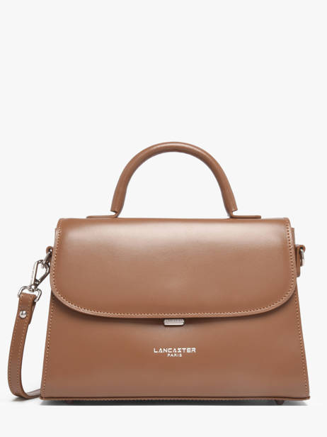 Medium Leather Suave Crossbody Bag Lancaster Brown suave even 17