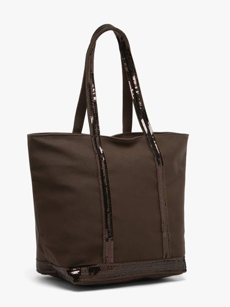 Satchel Cabas Cotton Vanessa bruno Brown cabas 1V40378 other view 2