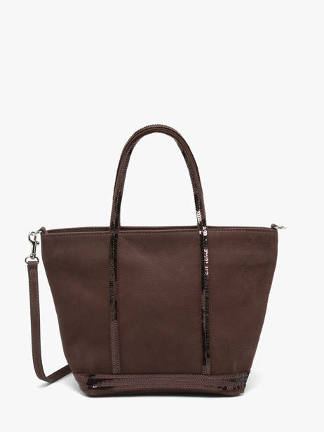 Crossbody Bag Cabas Cuir Leather Vanessa bruno Brown cabas cuir 8V40435
