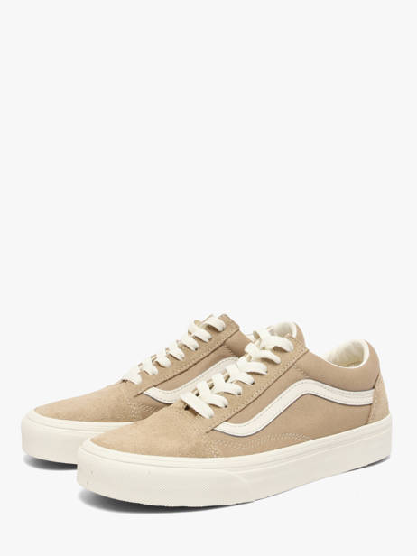 Sneakers En Cuir Vans Beige women EDY4MG1 vue secondaire 1