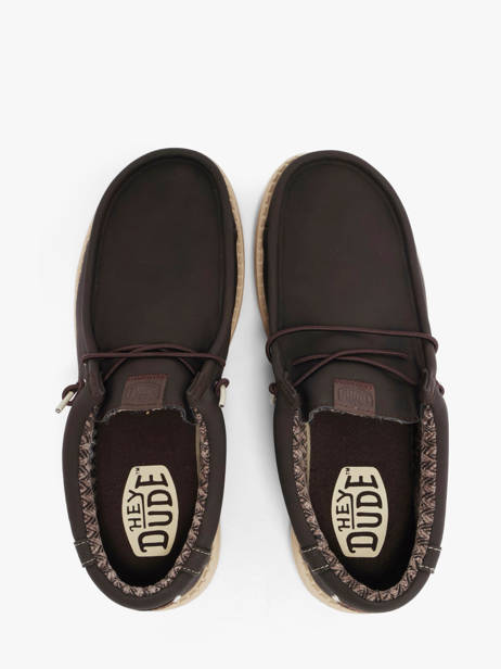 Mocassins Hey dude Marron men 41894 vue secondaire 3