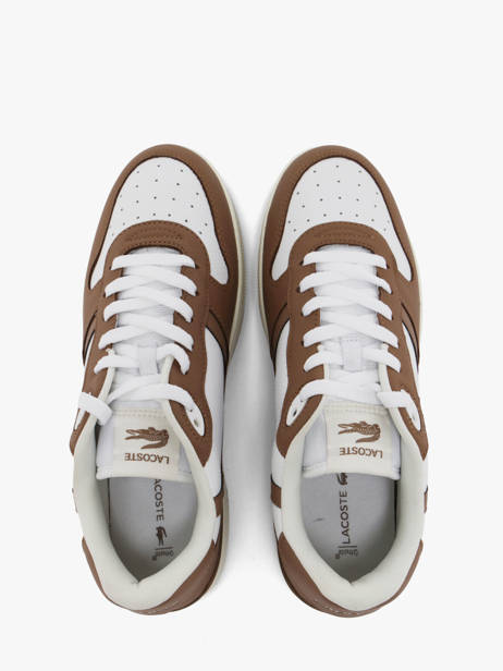 Sneakers En Cuir Lacoste Marron men 2SMA0012 vue secondaire 3