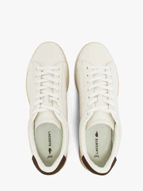 Sneakers En Cuir Lacoste Blanc men 2SMA0146 vue secondaire 3