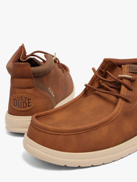 Mocassins Hey dude Marron men 42051 vue secondaire 2