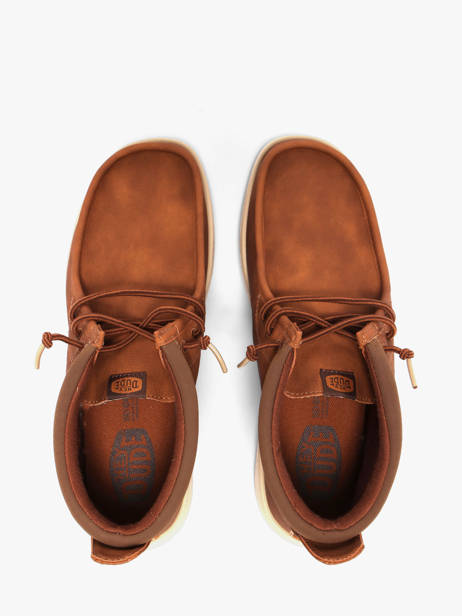 Mocassins Hey dude Marron men 42051 vue secondaire 3