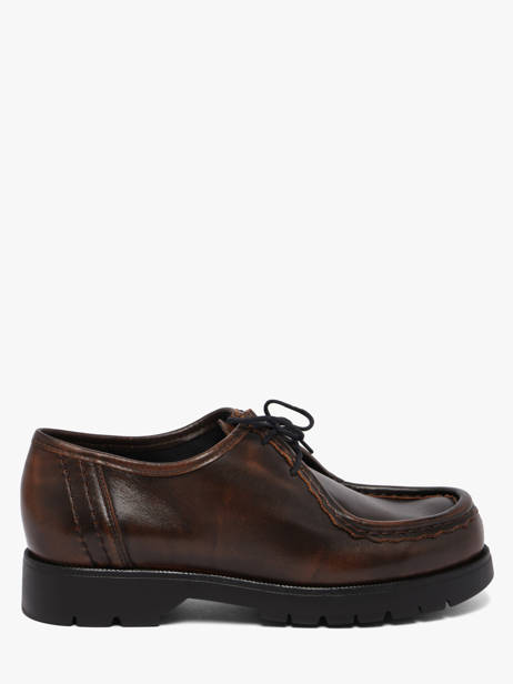 Chaussures Derbies En Cuir Kleman Marron unisex QI21147