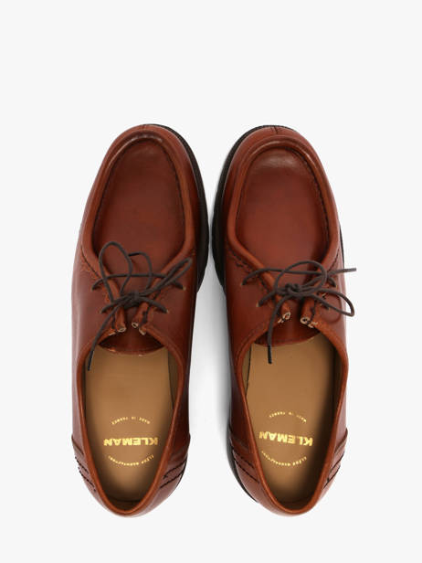 Chaussures Derbies En Cuir Kleman Marron men B00005C vue secondaire 3