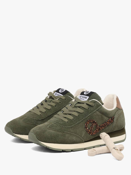 Sneakers En Cuir No name Vert women KNHRAQ04 vue secondaire 1