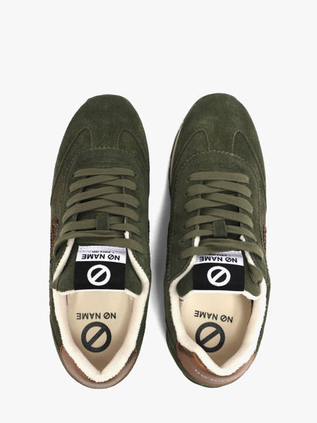 Sneakers En Cuir No name Vert women KNHRAQ04 vue secondaire 3