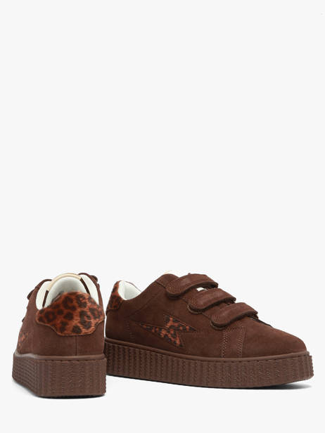 Sneakers Plateforme Vanessa wu Marron women BK2954CH vue secondaire 2