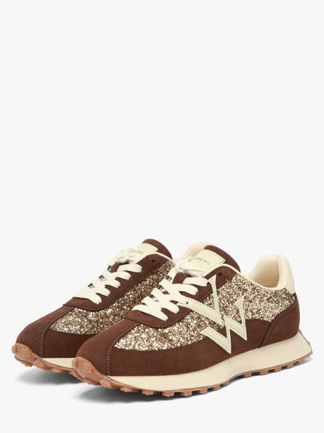 Sneakers Vanessa wu Marron women BK2947CH vue secondaire 1