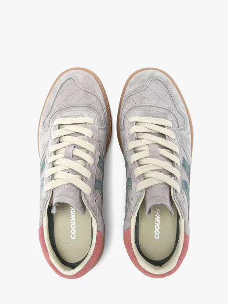 Sneakers En Cuir Coolway Gris women 7693297 vue secondaire 3