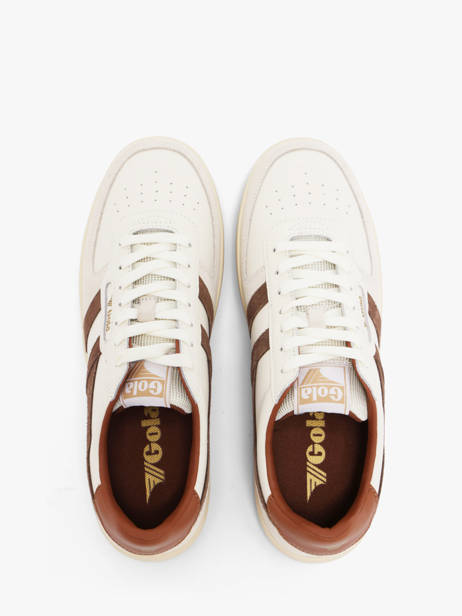 Sneakers En Cuir Gola Blanc men CMB336WP vue secondaire 3