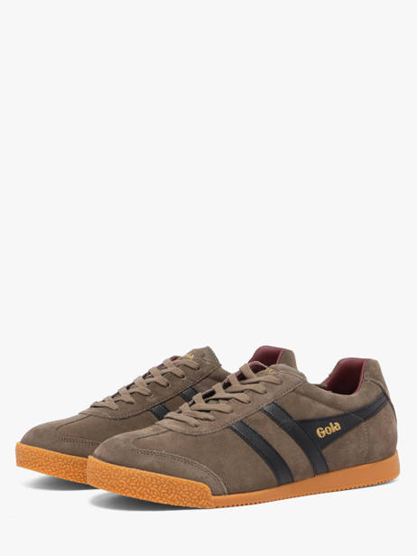 Sneakers En Cuir Gola Gris men CMA192PN vue secondaire 1