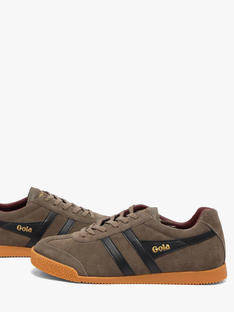 Sneakers En Cuir Gola Gris men CMA192PN vue secondaire 2