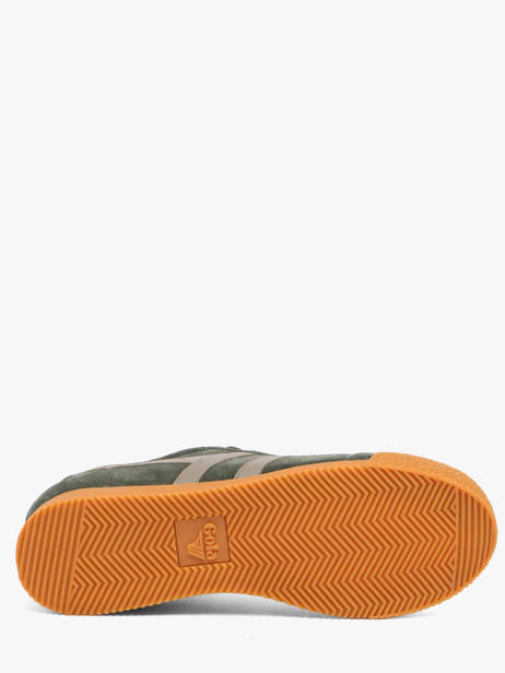 Sneakers En Cuir Gola Vert men CMA192NF vue secondaire 4