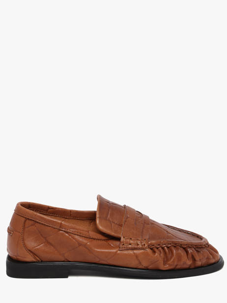 Mocassins En Cuir Pavement Marron women 24139052