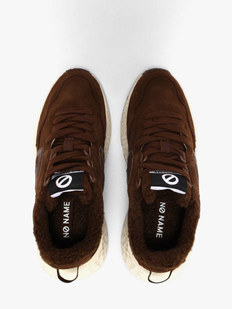 Sneakers Plateforme En Cuir No name Marron women NNVESC04 vue secondaire 3