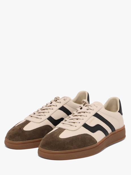Sneakers En Cuir Gant Beige men 33631374 vue secondaire 1