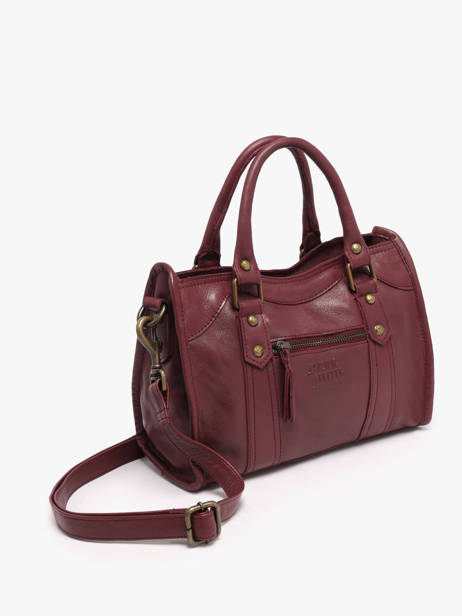 Shoulder Bag Cow Leather Basilic pepper Red cow BCOW72 other view 1