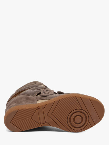 Sneakers Talon Compensé En Cuir Steve madden Gris women 11005696 vue secondaire 4